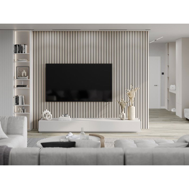 Mexen Lam-B vzorka stenových lamiel, doska HDF 4 mm, Polárny Dub - S100-067-S