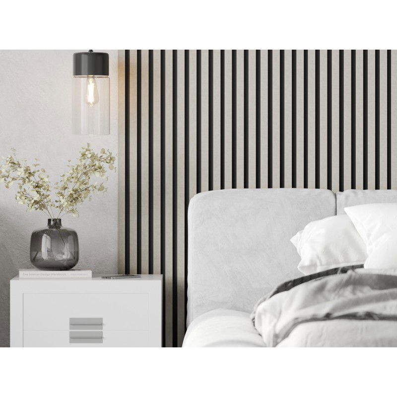 Mexen Lam-B vzorka stenových lamiel, doska HDF 4 mm, sivý ľan - S100-068-S