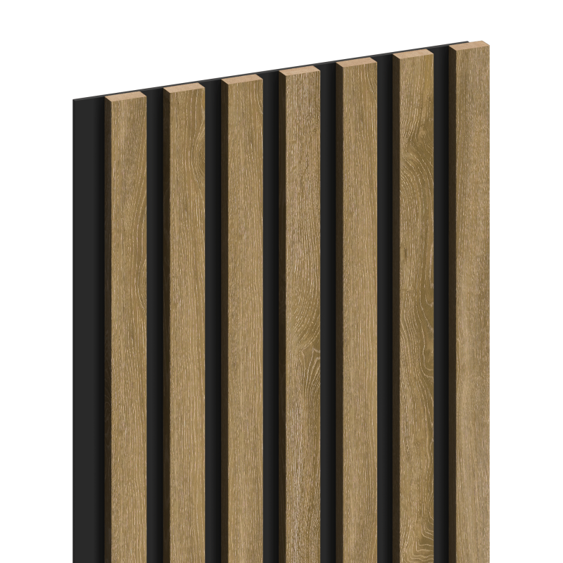 Mexen Lam-B vzorka nástennej lamely 275 x 31,5 cm, doska HDF 4 mm, Klasický Dub - S100-072-S