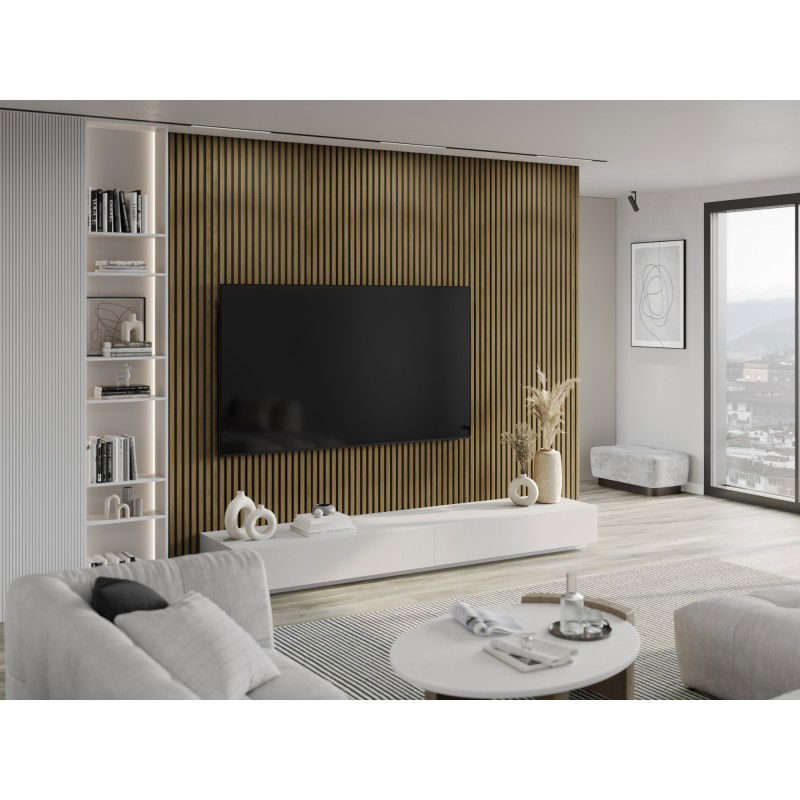 Mexen Lam-B vzorka nástenných lamiel, doska HDF 4 mm, Klasický Dub - S100-072-S