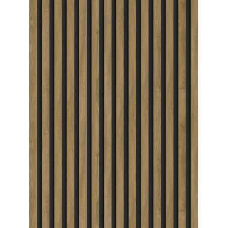 Mexen Lam-B vzorka nástennej lamely 275 x 31,5 cm, doska HDF 4 mm, Klasický Dub - S100-072-S