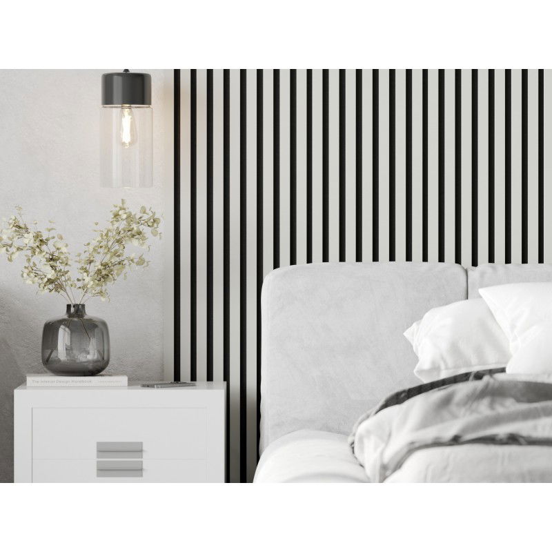 Mexen Lam-F vzorka akustických stenových lamiel, plsť 6 mm, biely mat - S105-051-S