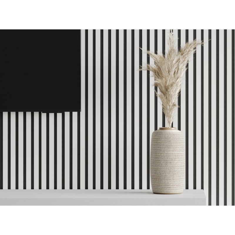 Mexen Lam-F vzorka akustických stenových lamiel, plsť 6 mm, biely mat - S105-051-S