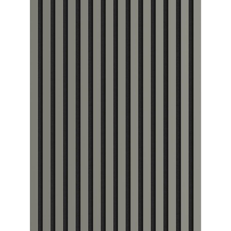 Mexen Lam-F vzorka akustických stenových lamiel 275 x 31,5 cm, filc 6 mm, Sivá Matná - S105-052-S