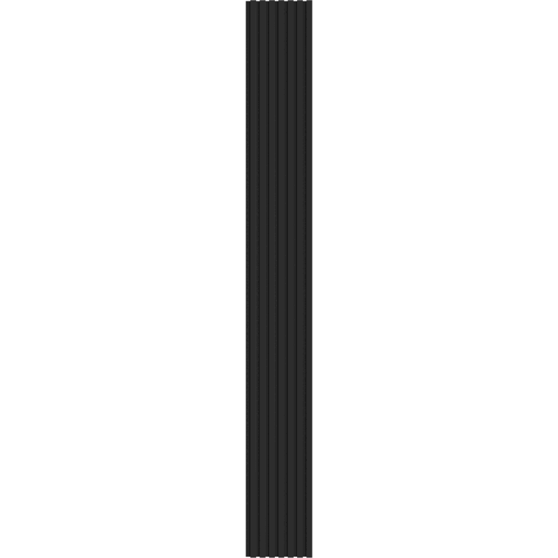 Mexen Lam-F vzorka akustických stenových lamiel 275 x 31,5 cm, plsť 6 mm, Čierny Mat - S105-053-S