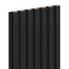 Mexen Lam-F vzorka akustických stenových lamiel 275 x 31,5 cm, plsť 6 mm, Čierny Mat - S105-053-S