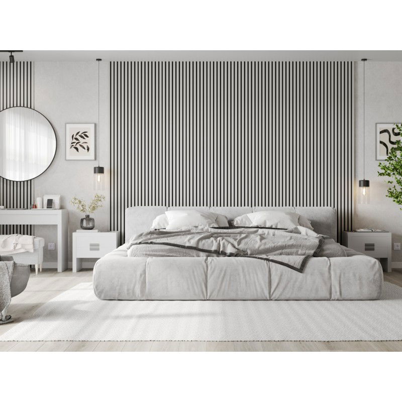 Mexen Lam-F vzorka akustických stenových lamiel, plsť 6 mm, Biely Lesk - S105-054-S