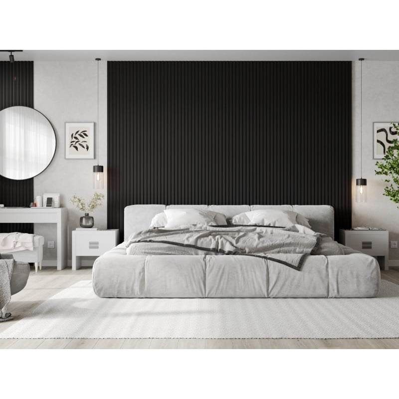 Mexen Lam-F vzorka akustických stenových lamiel 275 x 31,5 cm, plsť 6 mm, Čierny Lesk - S105-055-S