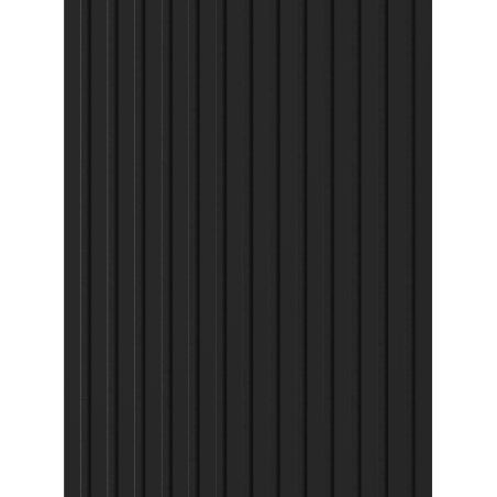 Mexen Lam-F vzorka akustických stenových lamiel 275 x 31,5 cm, plsť 6 mm, Čierny Lesk - S105-055-S