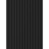 Mexen Lam-F vzorka akustických stenových lamiel 275 x 31,5 cm, plsť 6 mm, Čierny Lesk - S105-055-S
