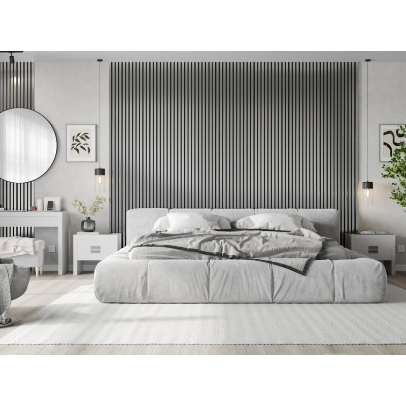 Mexen Lam-F vzorová lamela akustických stien 275 x 31,5 cm, plsť 6 mm, Strieborná - S105-056-S