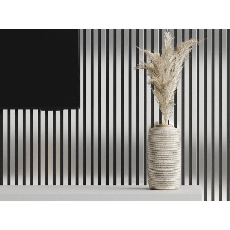 Mexen Lam-F vzorka akustických stenových lamiel, plsť 6 mm, Strieborná - S105-056-S