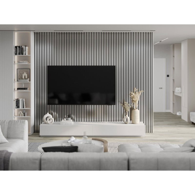 Mexen Lam-F vzorka akustických stenových lamiel, plsť 6 mm, Strieborná - S105-056-S