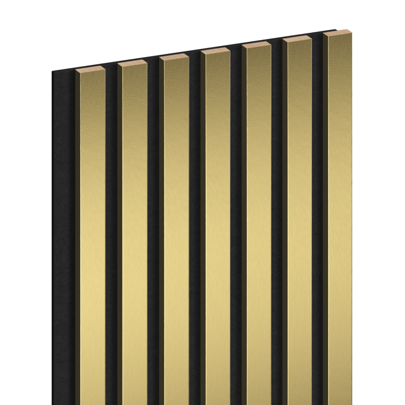 Mexen Lam-F vzorka akustických drevených lamiel, plsť 6 mm, Zlatá - S105-057-S