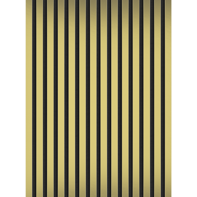 Mexen Lam-F vzorka akustických drevených lamiel, plsť 6 mm, Zlatá - S105-057-S