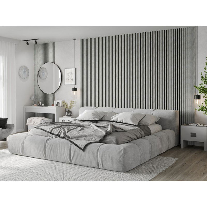 Mexen Lam-F vzorka stenových akustických lamiel, plsť 6 mm, Ľadový Dub - S105-061-S