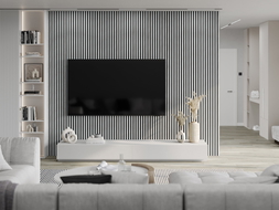 Mexen Lam-F vzorka stenových akustických lamiel, plsť 6 mm, Ľadový Dub - S105-061-S