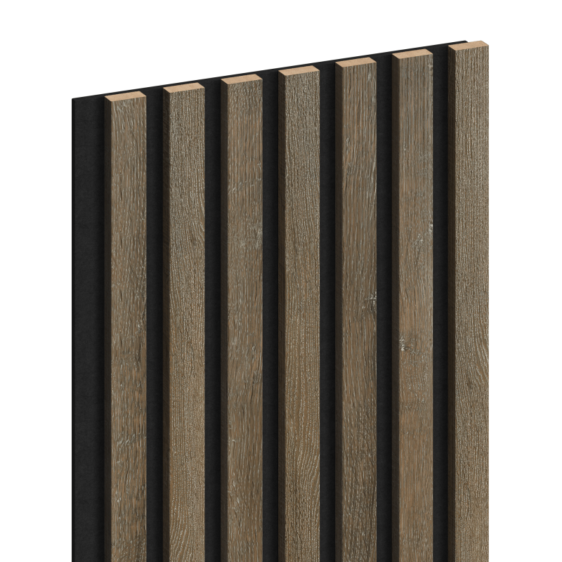 Mexen Lam-F vzorka akustických stenových lamiel, plsť 6 mm, Dub Espresso - S105-065-S