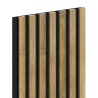 Mexen Lam-F vzorka akustických stenových lamiel 275 x 31,5 cm, plstený podklad 6 mm, Medový Dub - S105-066-S