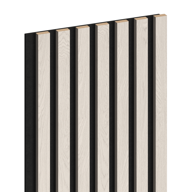 Mexen Lam-F vzorka akustických nástenných lamiel 275 x 31,5 cm, plsť 6 mm, Polárny Dub - S105-067-S