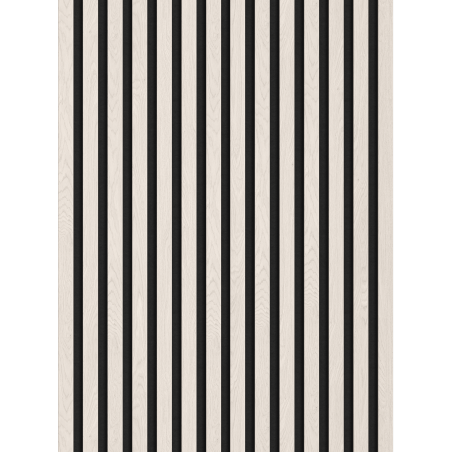 Mexen Lam-F vzorka akustických stenových líšt, plsť 6 mm, Polárny Dub - S105-067-S