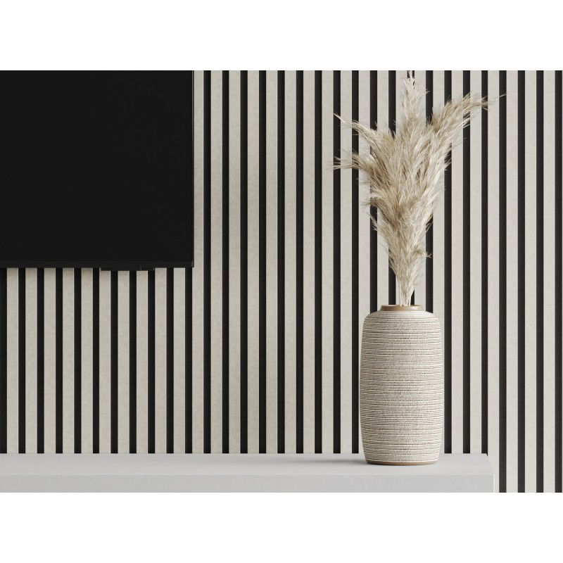 Mexen Lam-F vzorka akustických stienných lamiel, plsť 6 mm, šedé plátno - S105-068-S