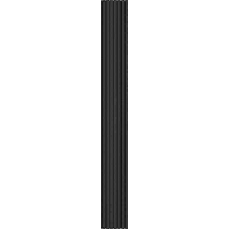 Mexen Lam-F vzorka akustických stenových lamiel 275 x 31,5 cm, plsť 6 mm, čierny ľan - S105-069-S