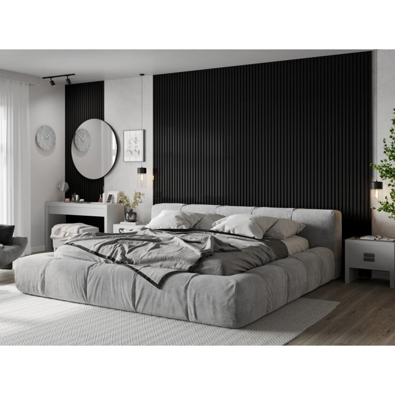 Mexen Lam-F vzorka akustických stenových lamiel 275 x 31,5 cm, plsť 6 mm, čierny ľan - S105-069-S