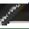 Mexen Lam-F vzorka akustických stenových lamiel 275 x 31,5 cm, plsť 6 mm, čierny ľan - S105-069-S