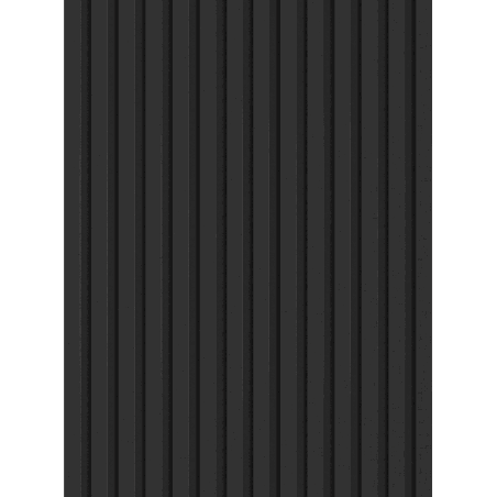 Mexen Lam-F vzorka akustických stenových lamiel 275 x 31,5 cm, plsť 6 mm, čierny ľan - S105-069-S