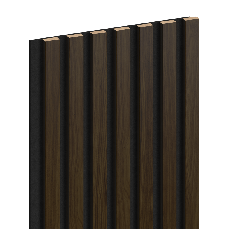 Mexen Lam-F vzorka akustických stenových lamiel 275 x 31,5 cm, plsť 6 mm, Wenge - S105-071-S