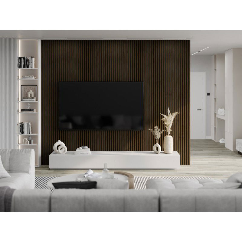 Mexen Lam-F vzorka zvukovoizolačných stenových lamiel, plsť 6 mm, Wenge - S105-071-S