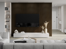 Mexen Lam-F vzorka akustických stenových lamiel 275 x 31,5 cm, plsť 6 mm, Wenge - S105-071-S