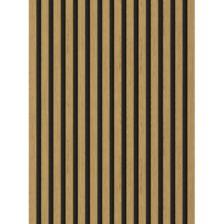 Mexen Lam-F vzorka akustických nástenných lamiel 275 x 31,5 cm, plsť 6 mm, Dub Amber - S105-073-S