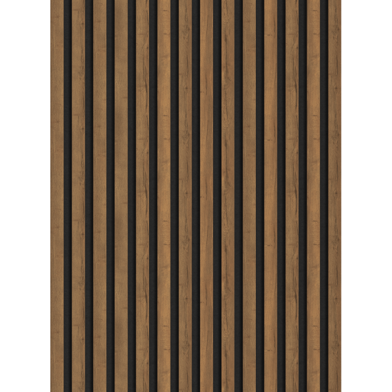 Mexen Lam-F vzorka stenových akustických lamiel, plsť 6 mm, Dub Mocca - S105-074-S