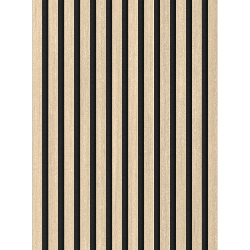 Mexen Lam-F vzorka akustických stenových lamiel, plsť 8 mm, technická dyha, Pieskový Dub - S105-001-S