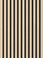 Mexen Lam-F vzorka stenových akustických lamiel 275 x 30 cm, plsť 8 mm, technická dyha, Pieskový Dub - S105-001-S