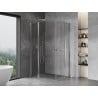 Mexen Mist Duo sprchový kút s otváracími dverami 120 x 70 cm, transparentný, chróm - 8A4-120-070-01-00