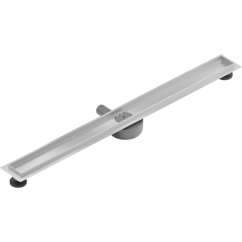 Mexen Flat 360° rotujúce lineárne žľabové telo 90 cm, inox - 1040090