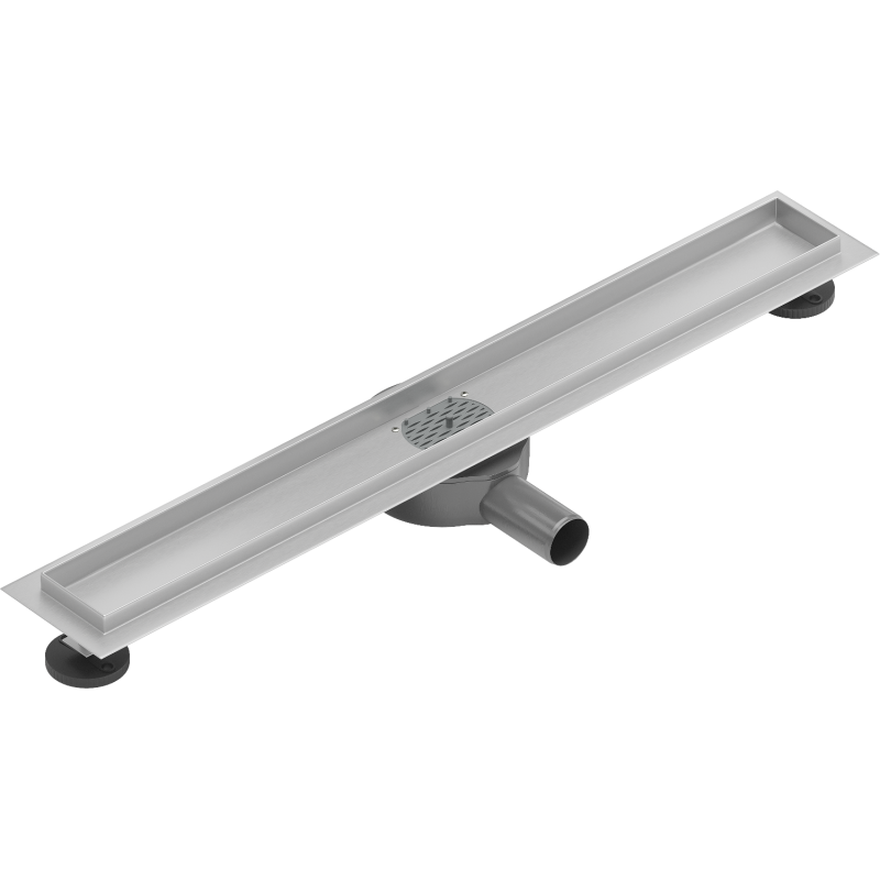 Mexen Flat 360° otočný korpus pre lineárny odtok 70 cm, inox - 1040070