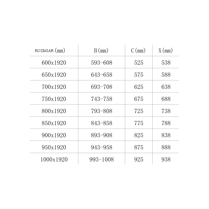 Mexen Pretoria sprchové dvere otočné 100 cm, transparentné, zlaté - 852-100-000-50-00