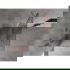Mexen Mist Duo sprchový kút s otváracími dverami 90 x 90 cm, priehľadný, brúsená meď - 8A4-090-090-65-00