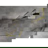 Mexen Mist L Duo skladací sprchový kút 115 x 90 cm, priehľadný, zlatá kartáčovaná - 8A4L-115-090-55-00