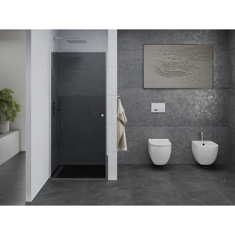 Mexen Pretoria sprchové dvere s otváraním 100 cm, grafit, chróm - 852-100-000-01-40