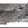 Mexen Mist T výklopný sprchový kút 120 x 100 cm, transparentný, brúsená meď - 8A4T-120-100-65-00