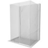 Mexen Rox-3S sprchový kút Mexen Rox-3S s tromi stenami, posuvný 105 x 90 cm, transparentný, biely - 8C2-105-090-20-00-3S