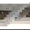 Mexen Omega sprchovací kút 3-stenný, posuvný 120 x 90 cm, transparentný, chróm + vanička Flat - 825-120-090-01-00-3s-4070