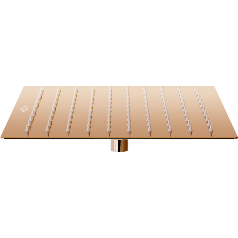 Mexen Slim sprcha 25 x 25 cm, ružové zlato - 79125-60