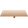 Mexen Slim dažďová sprcha 25 x 25 cm, ružové zlato - 79125-60