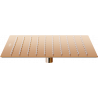 Mexen Slim sprcha 25 x 25 cm, ružové zlato - 79125-60